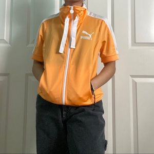 short sleeve track jacket